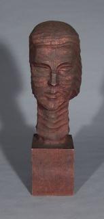 Appraisal: Florian Rachelski wood sculpture Florian Rachelski Russian American - -