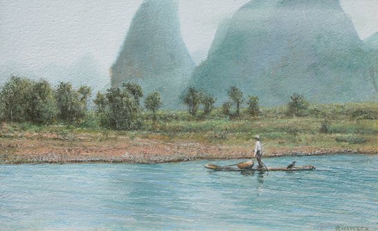 Appraisal: WHYTE Raymond American - ''River Li China'' OIL B sight