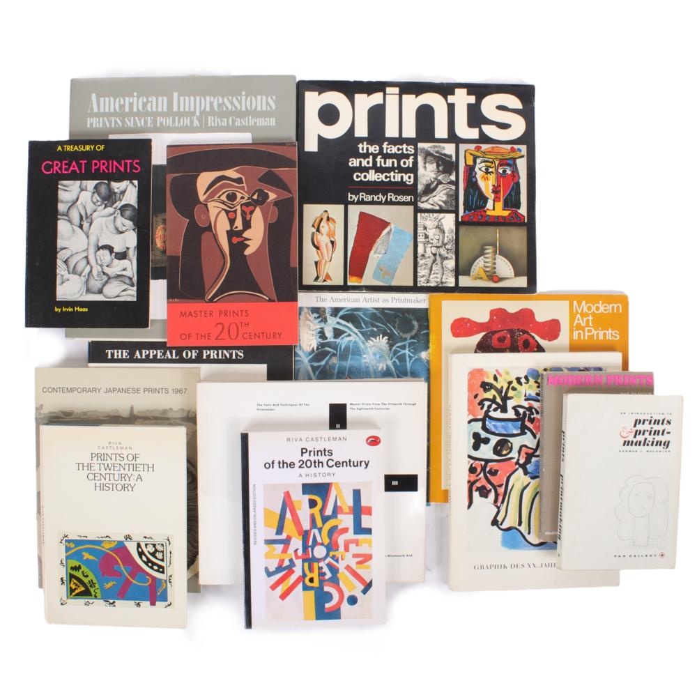 Appraisal: TH CENTURY MODERN ART PRINTS AND PRINTMAKING FOURTEEN MONOGRAPH BOOKS