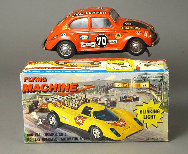 Appraisal: Toy Cars An assortment of metal and plastic cars from