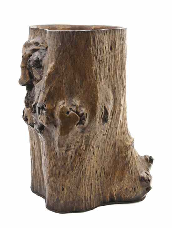 Appraisal: A Tree Trunk Specimen hollowed out as an umbrella stand