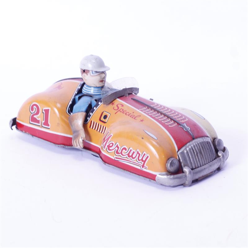 Appraisal: Asahitoy Pegasus Special Windup Toy Thimble Drome Racer Drivers arms