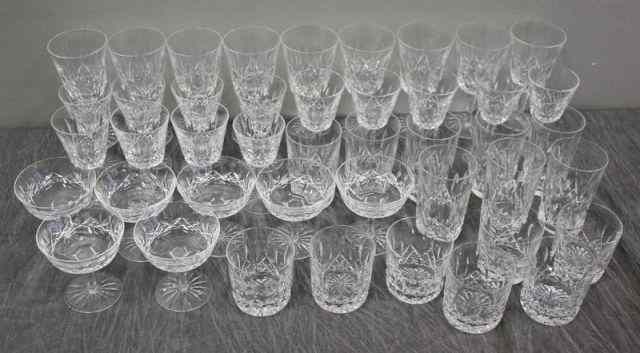 Appraisal: Large Lot of Waterford Cut Crystal Stemware Approx pieces From