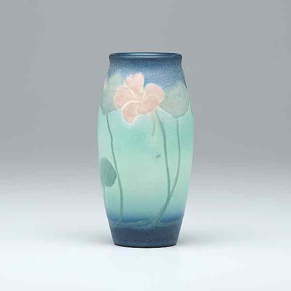 Appraisal: Elizabeth Lincoln Rookwood Vellum Vase American a vellum glaze vase