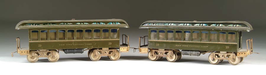 Appraisal: STANDARD GAUGE LIONEL DAY COACHES LATER SERIES Several holes through