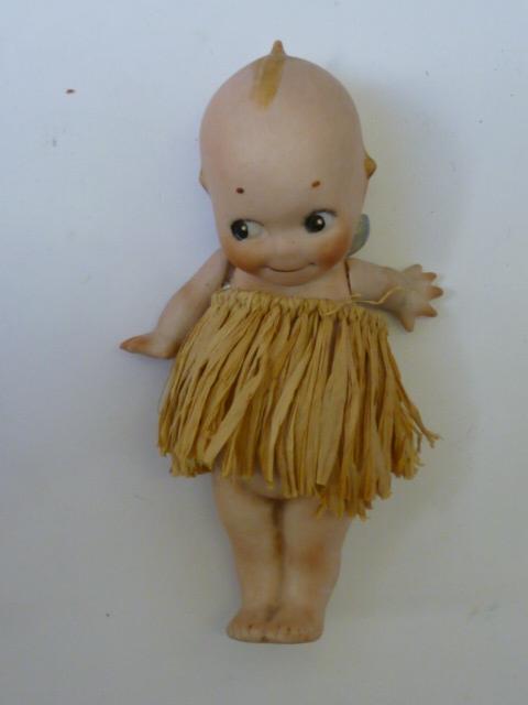 Appraisal: Al all bisque Kewpie doll with painted face swivel arms