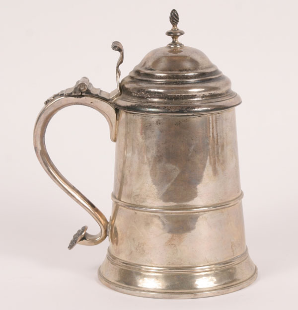 Appraisal: Reed and Barton sterling tankard Winterthur Museum copy of Paul