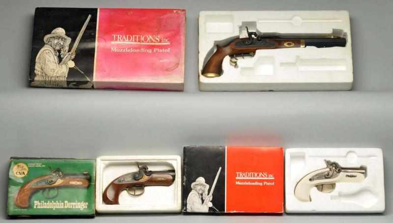 Appraisal: Lot of Muzzle Loading Pistols Includes CVA PP caliber percussion