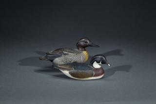 Appraisal: Miniature Green-Winged Teal and Wood DuckJohn A Hillman - Sea