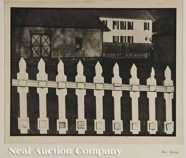 Appraisal: Paul Strand American - The White Fence Port Kent New