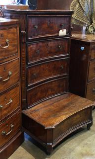 Appraisal: Italian walnut prie-dieu th century of earlier the shaped case