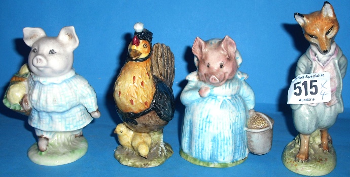 Appraisal: Beswick Beatrix Potter figures Aunt Petitoes Little Pig Robinson Sally