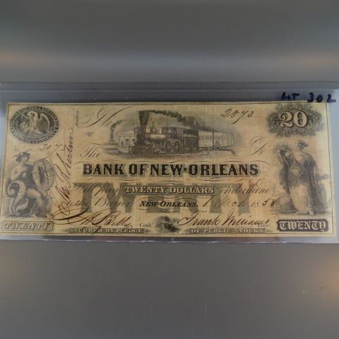 Appraisal: New Orleans Note fine vignettes including train