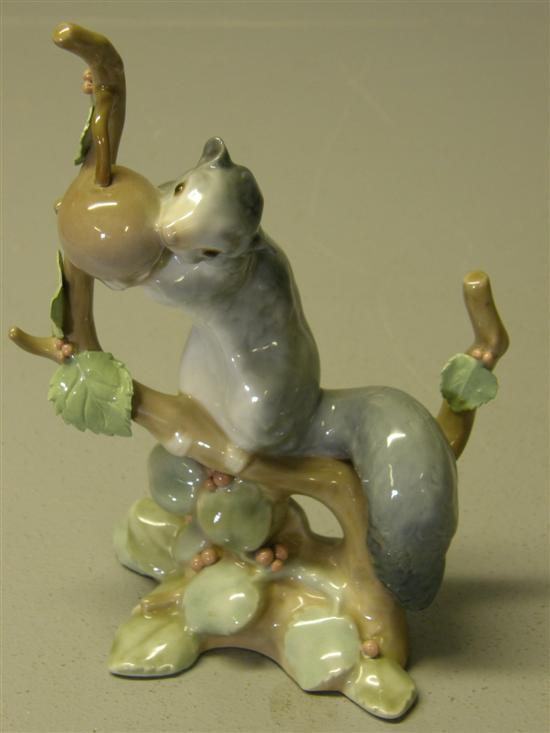 Appraisal: Lladro figure of a squirrel height Lladro figure of weasel