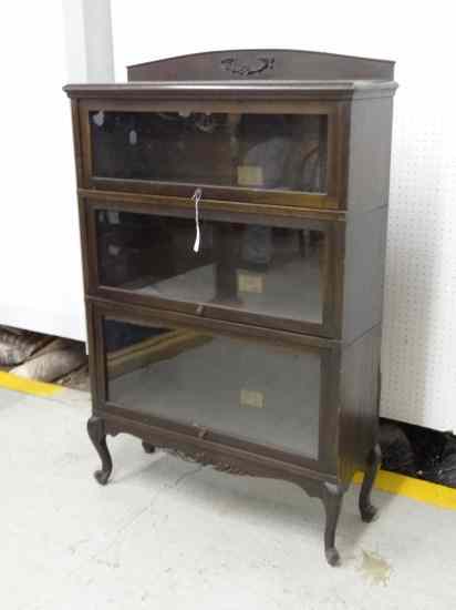 Appraisal: C ' s Globe Wernicke section stacking bookcase '' W