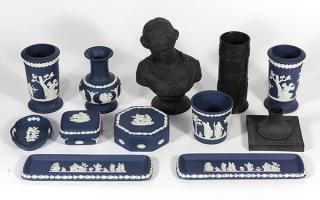 Appraisal: lot of Wedgwood jasperware table articles lot of Wedgwood jasperware