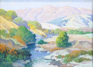 Appraisal: Pastel Carl Sammons Carl Sammons American - Mattole River Petrolia