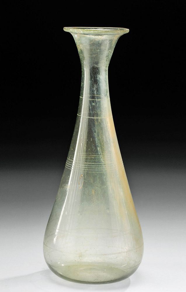 Appraisal: Roman Glass Flask Tall Slender Roman Imperial Period st to