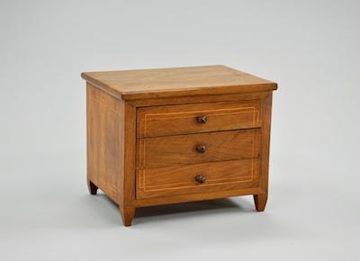 Appraisal: A Hand Made Miniature Chest of Drawers Fashioned in a