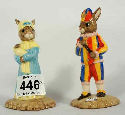 Appraisal: Royal Doulton Bunnykins Figure Mr Punch DB and Judy DB