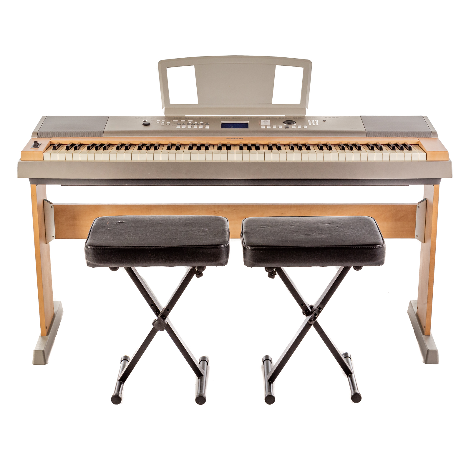 Appraisal: YAMAHA YPG- PORTABLE GRAND SERIES PIANO On stand with graded