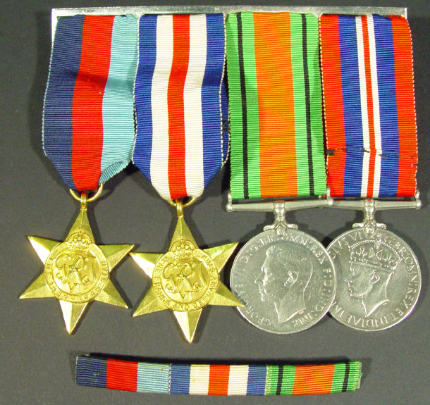 Appraisal: World War II military medal group comprising - War Medal