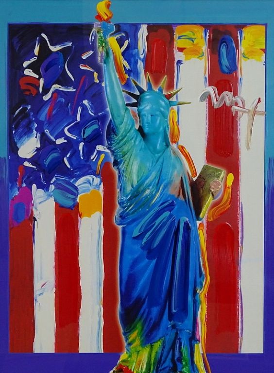 Appraisal: Peter Max AMERICAN United We Stand II Peter Max AMERICAN