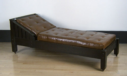 Appraisal: Mission oak daybed ca