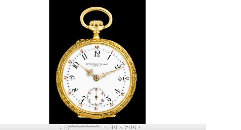 Appraisal: karat yellow gold pocket watch Patek PhilippeCircular case white enamel