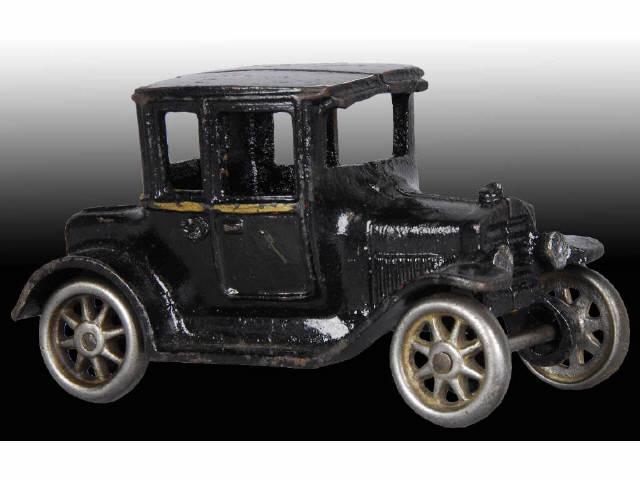 Appraisal: Cast Iron Arcade Model T Car Toy Description Nicke-plated wheels