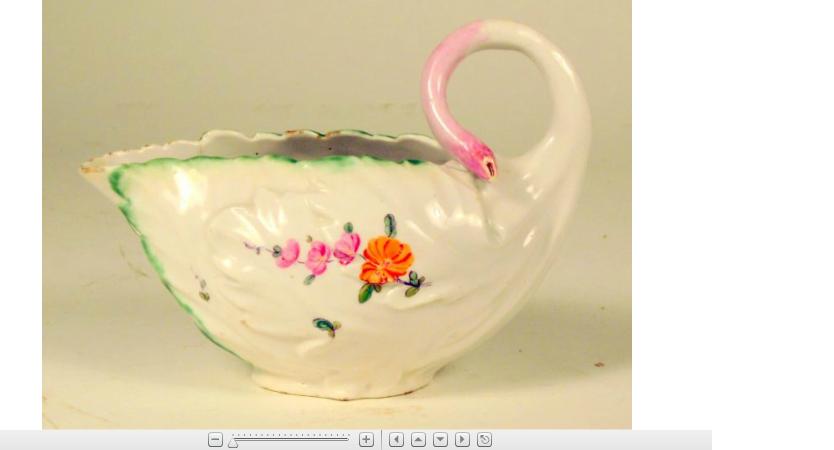 Appraisal: Derby leaf molded porcelain sauce boat late th century