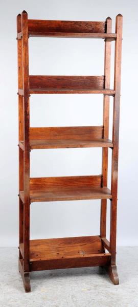 Appraisal: General Store Wooden Display Rack This store rack has minor