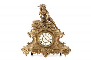 Appraisal: Nicholas Muller Figural Mantle Clock Circa Nicholas Muller American -