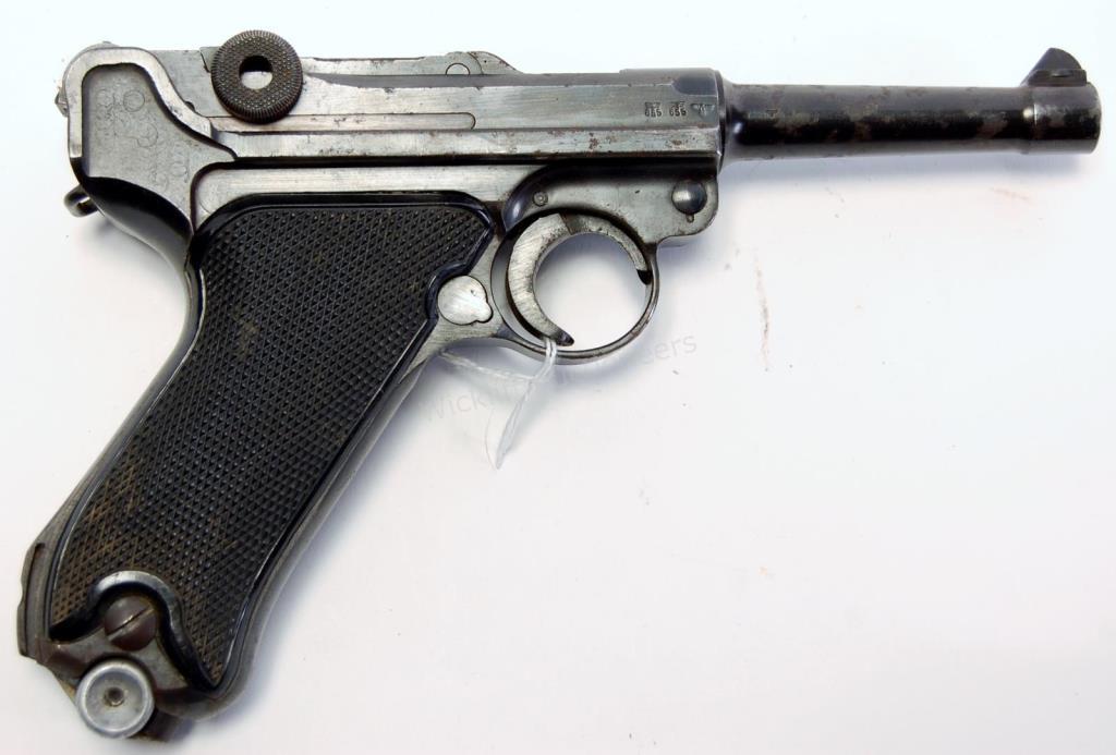 Appraisal: Luger byf Code Semi Auto Pistol-Blued barrel Chambered in mm