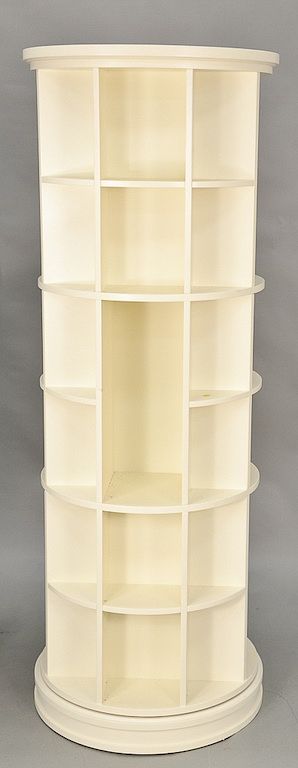 Appraisal: Revolving bookcase ht in dia in Provenance From the Estate