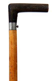 Appraisal: Gun Cane- Ca - A Belgium small caliber rifle cane