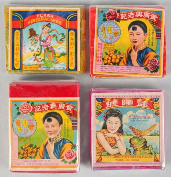 Appraisal: Lot of Beauty Firecracker Packs Includes two Wong Kwong Hing