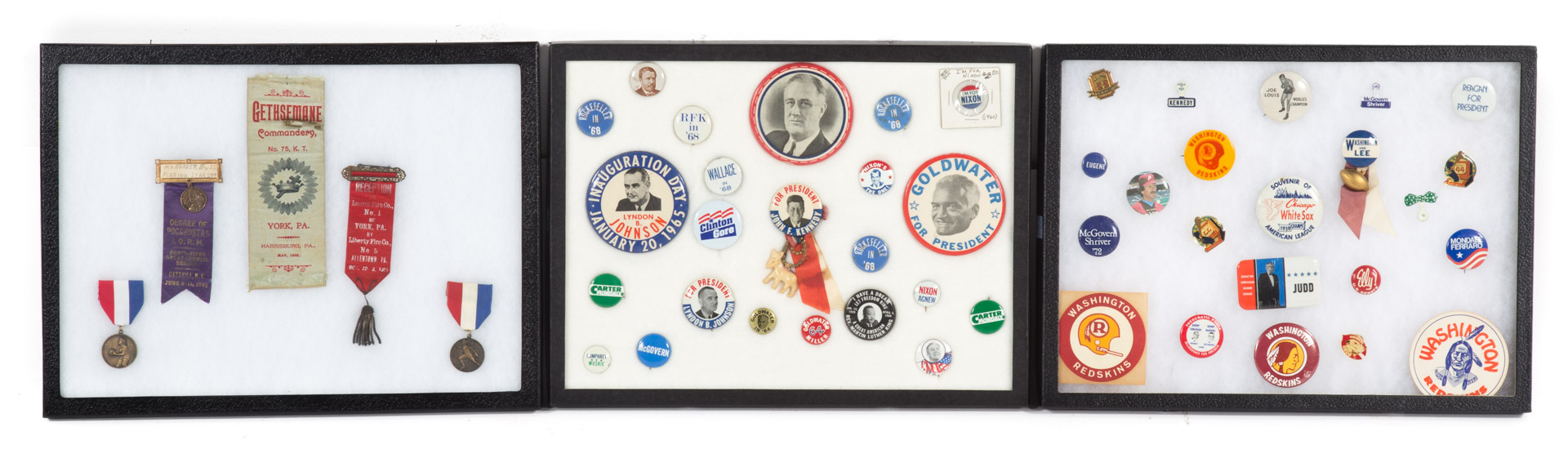 Appraisal: Political Memorabilia Miscellaneous Fraternal Medals Political Condition Good