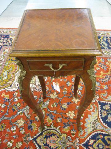 Appraisal: French Ormoulu Mounted Stand tall with drawer