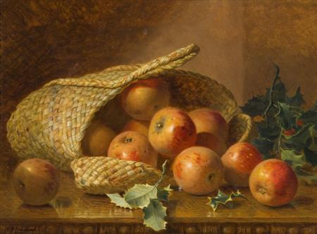 Appraisal: ELOISE HARRIET STANNARD - A STILL LIFE OF APPLES IN