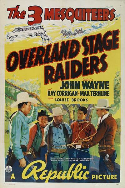 Appraisal: Overland Stage Raiders Republic one-sheet condition A- linen-backed x in