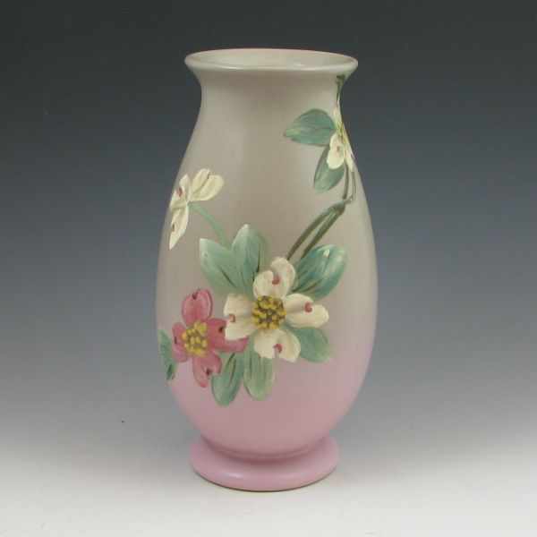 Appraisal: Weller Hudson vase with dogwood decoration by Hester Pillsbury signed