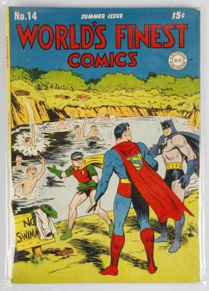 Appraisal: World's Finest Comics Comic Book No The cardboard cover of