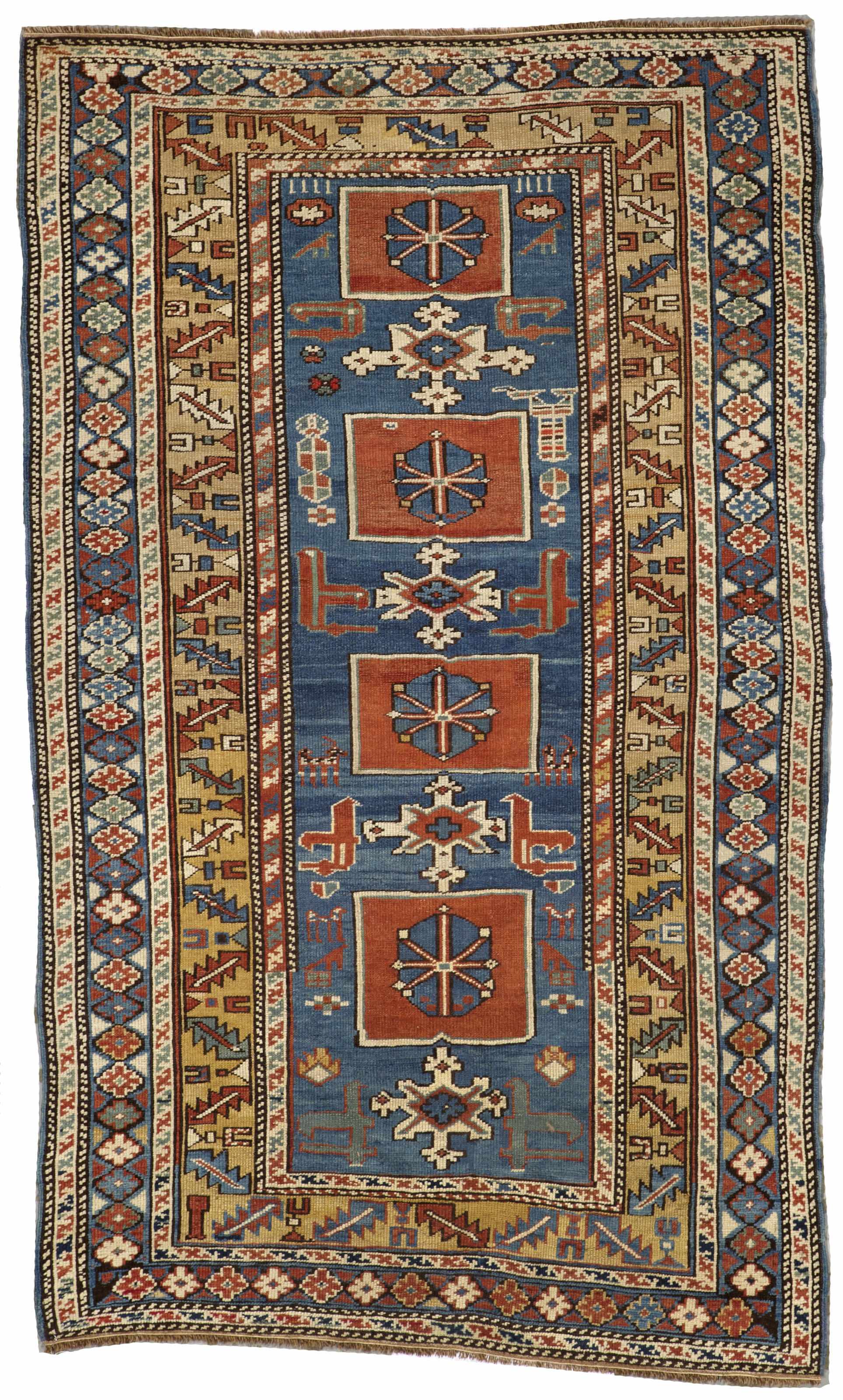 Appraisal: A Kuba rug Caucasuslate th centurysize approximately ft in x