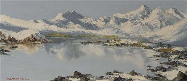 Appraisal: CHARLES WYATT WARREN - - Snowdon from Llyn Mymbyr in