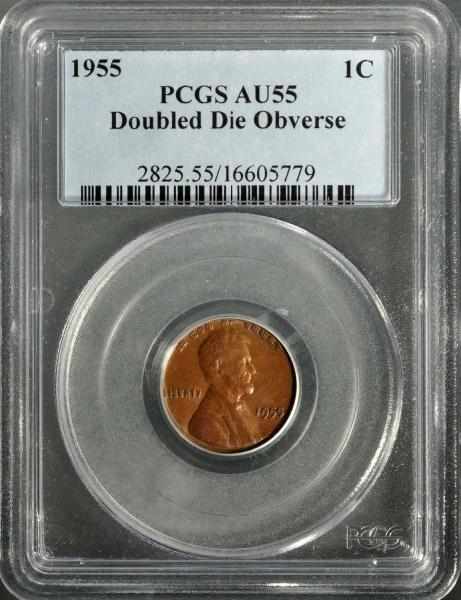 Appraisal: Double Die Lincoln Head Penny PCGS AU Description Nice color