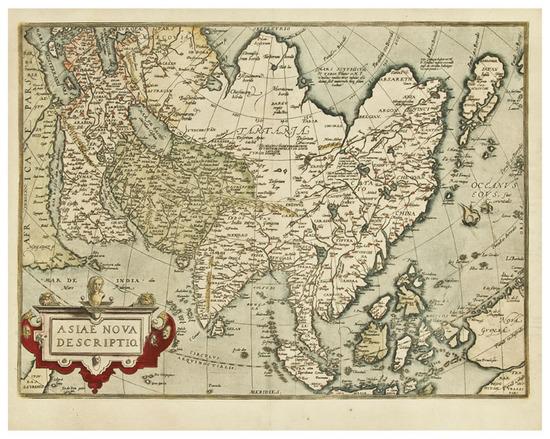 Appraisal: ORTELIUS Abraham - Asia Nova Descriptio and Europae Antwerp c