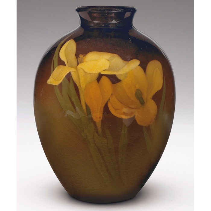 Appraisal: Rookwood vase bulbous shape in a Standard glaze with finely