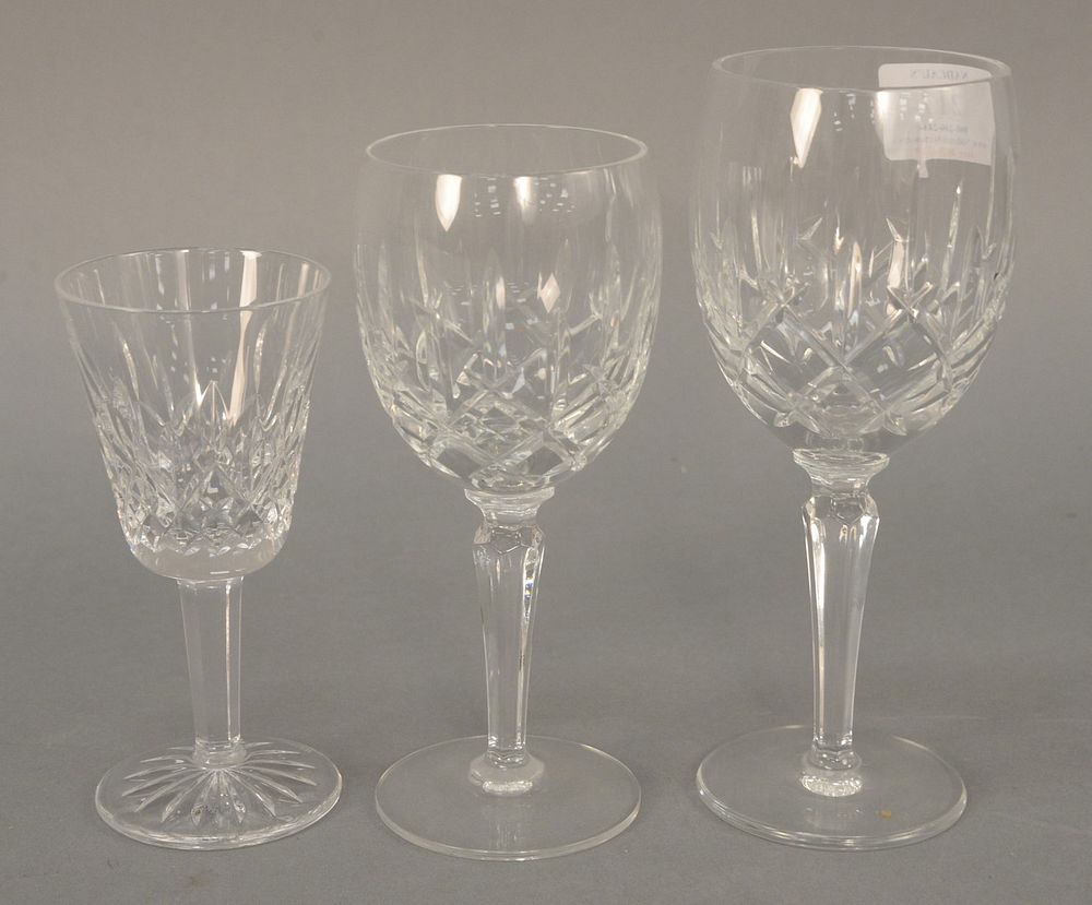 Appraisal: Set of eighteen Waterford and Gorham stems to include white