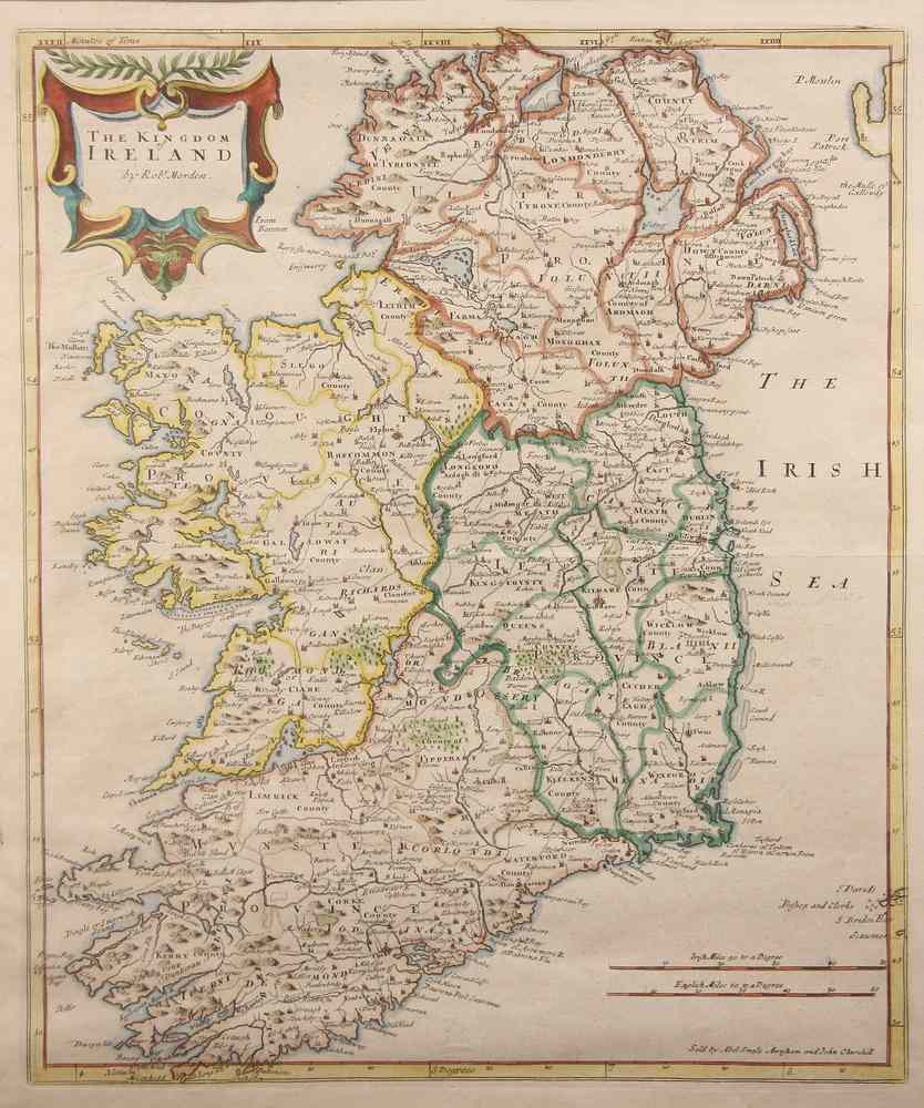 Appraisal: TH C MAP OF IRELAND - ''Kingdom of Ireland' by